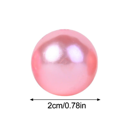 80pcs Acrylic High Gloss Rhinestone Beads Set