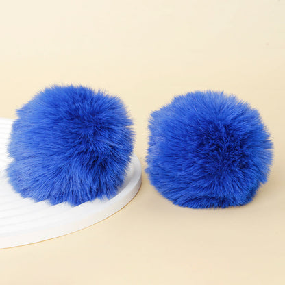 Fashion Multicolored Faux Rabbit Fur Plush Balls