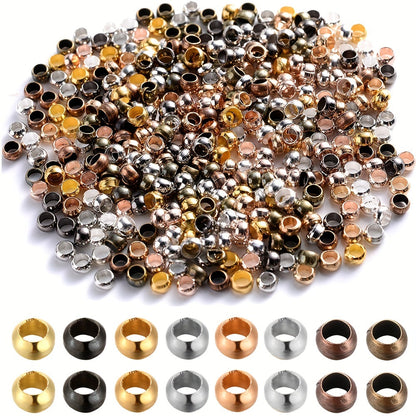 Copper Ball Crimp Beads