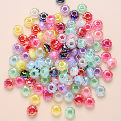 Cut Sugar Heart Acrylic Beads