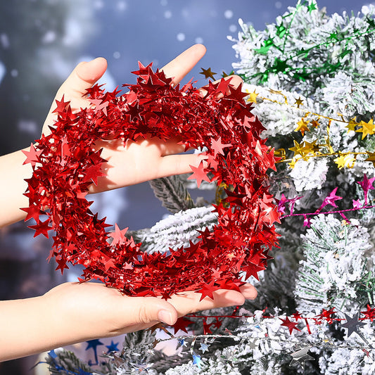 Christmas Star Wire Ribbon