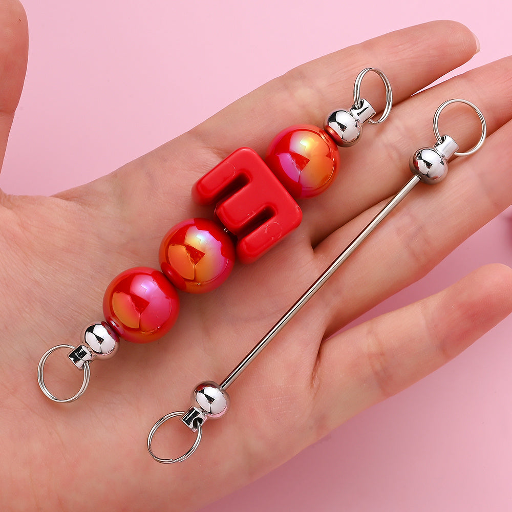 Blank Beadable Keychain Bars