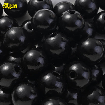 Marine-Themed Wooden Beads